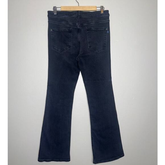 Pilcro x Anthropologie The Demilune Bootcut High Rise Jeans Faded Black Size 30 - Picture 7 of 7